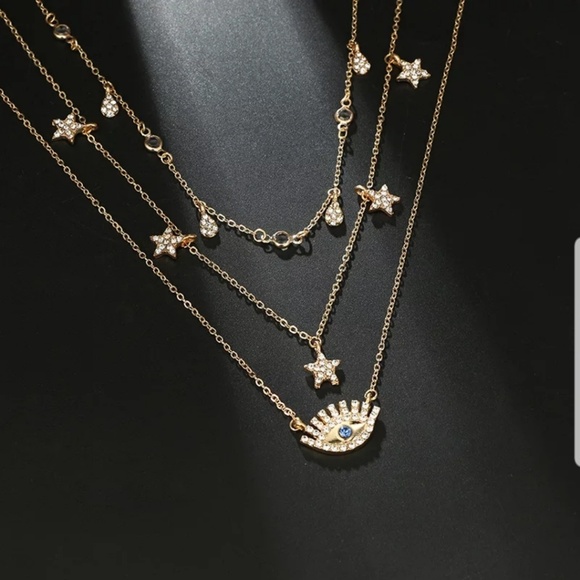 ♡Glory♡ Layered Necklace - Picture 2 of 6